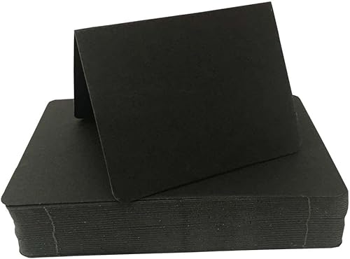 Miniatura 7 de 2.75" x 2.75" Tarjetas cuadradas en blanco negro cartulina gruesa papel de notas papel de negocios vocabulario tarjeta de mensaje tarjeta de regalo