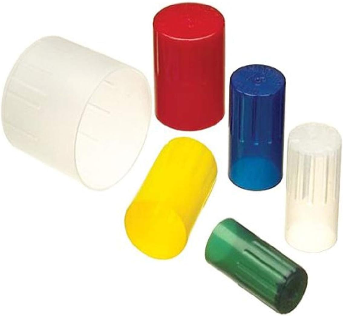Kimble 73660-25 KIM-KAP Natural Polypropylene Autoclavable Closure for 25mm Culture Tube (Case of 500)