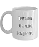 Travel Coffee Mug : There’s a lot at steak for Boca Juniors. - White 11oz