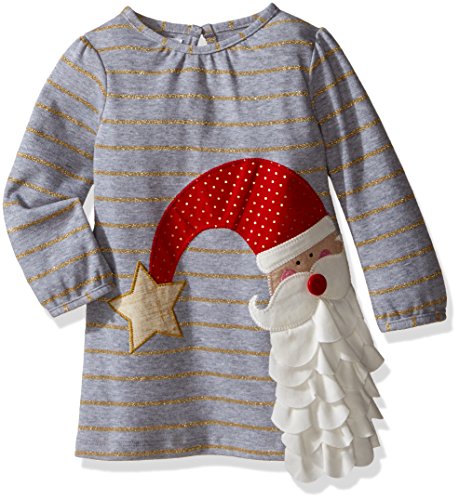 Mud Pie Baby Girls' Red Damask Dress