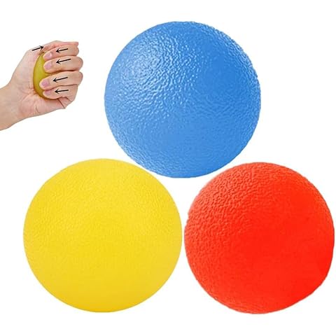 NIYIKOW Stress Relief Ball, Hand Grip Equipment Ball Squishy Tools - Finger Resistance Exercise Squeezer Cover