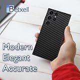 S22 Ultra Skin Wrap 3M Film Protective Back Glass Galaxy S22 Ultra Decal (Carbon Fiber) - Image 5