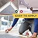 Carpet Tape Double Sided - Rug Tape Grippers for Hardwood Floors and Area Rugs - Carpet Binding Tape Strong Adhesive and Removable, Heavy Duty Stickers Grip Tape, Residue Free (2 Inch / 12 Yards)