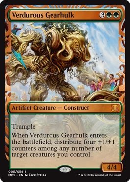 Magic: the Gathering - Verdurous Gearhulk (005/054) - Masterpiece Series: Kaladesh Inventions - FOIL