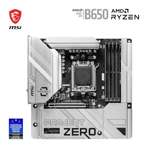 MSI B650M PROJECT ZERO Motherboard Review UK 2026