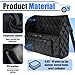 BFXM Car Purse Holder Between Seats, Leather Auto Front Seat Handbag Organizer Pocket, Large Capacity Car Net Pocket Handbag Holder, Backseat Barrier Storage Bag Fits for Car, Truck, SUV