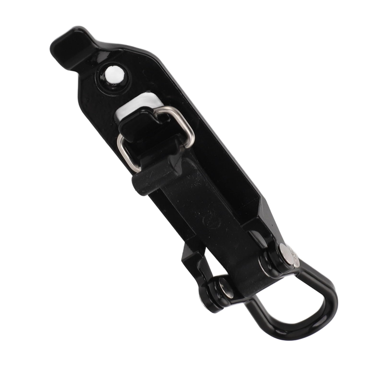 Gavigain Black Shovel Roof Rack Metal Rubber Clip Wall Mount Shovel Roof Rack Locking Adjustable Clip Truck Boat Suitable for Outdoor Adventures