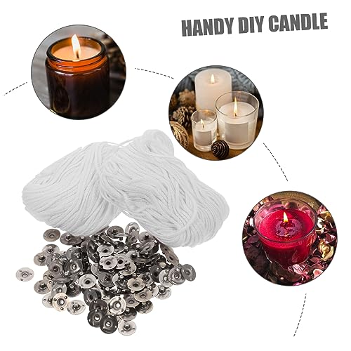 Set de pabilos para hacer velas para todos los tipos de cera miniatura 7