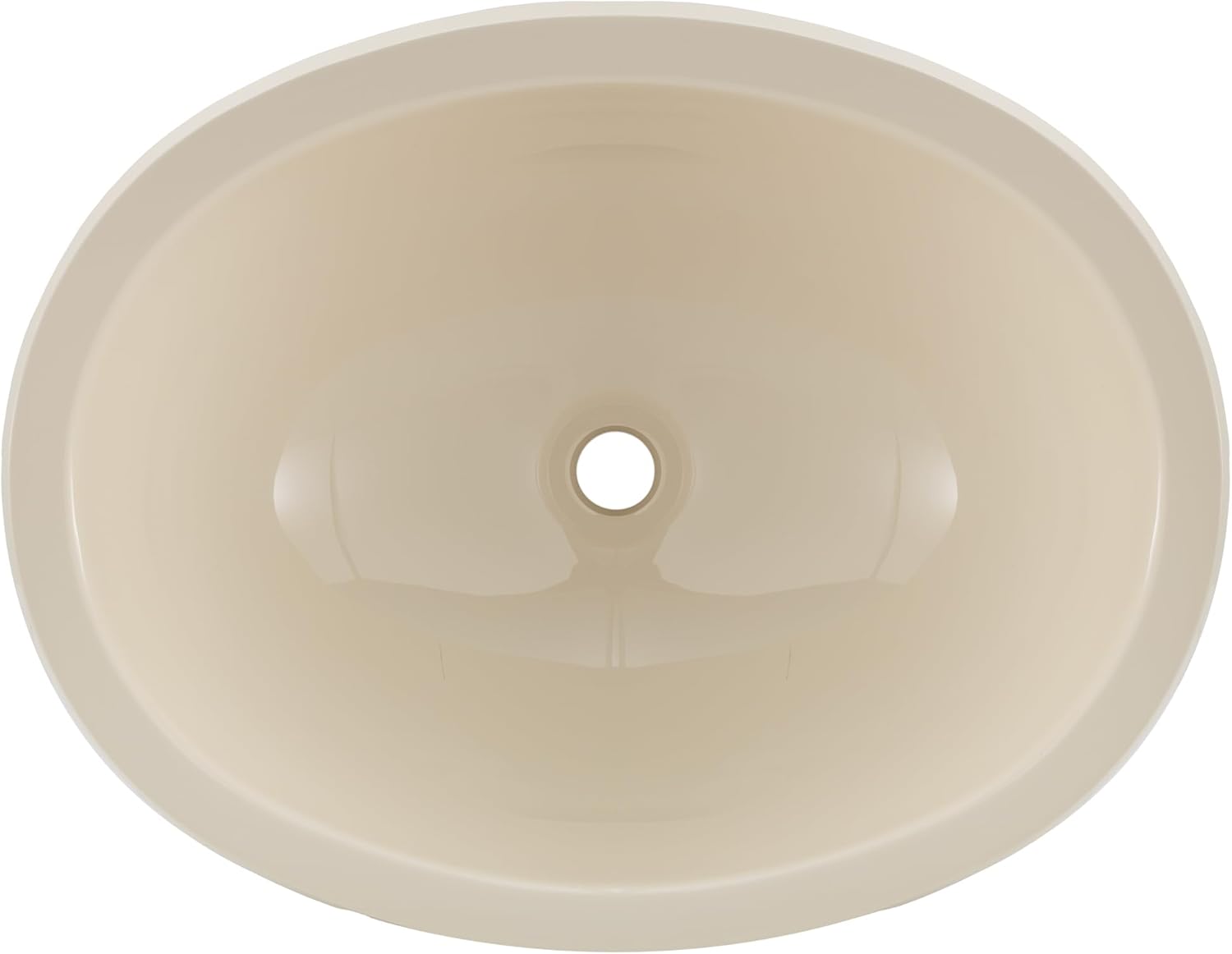 Tough Grade Single Bowl Sink | Bathroom Sink | White or Parchment (Parchment, 16" x 12.25")