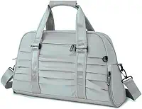 Bolsa Mala De Mão Unissex Academia Para Blogueiras Esportes Viagens Com Porta Tênis Treino Piscina Praia Com Alça Transversal