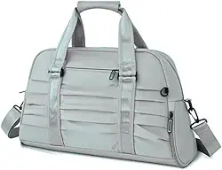 Bolsa Mala De Mão Unissex Academia Para Blogueiras Esportes Viagens Com Porta Tênis Treino Piscina Praia Com Alça Transversal