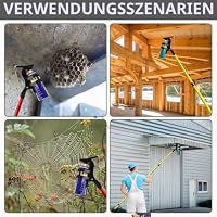 Xevinas Sprühdosen Verlängerungsstangen Adapter | Sprühdosenhalter | Sprühdosenverlängerung | Einstellbarer Winkel Sprühstange Mit Großer Reichweite Für Wespenschaum/Wespen Power Spray(schwarz) – Ansicht 8