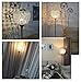 Surpars House Floor Lamp, Ball Shape Standing Lamp, Crystal Lava Lamp for Bedroom, Living Room, Office