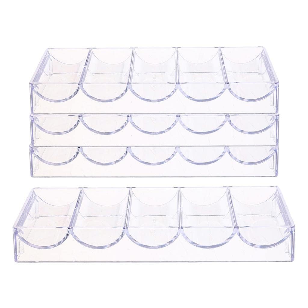 Amazon | #N/A ポーカーチップ ケース クリア ポーカーチップトレイ