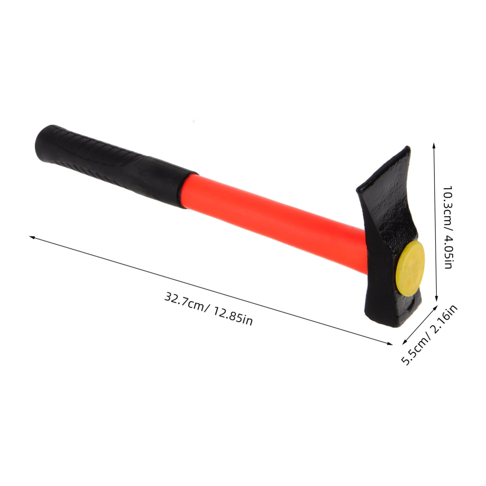 Housoutil Ergonomic Anti-vibration Grip Handle Hammer Square Head Shovel Nailing Hammer for Carpenter Woodworking Tool