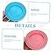 LIOOBO 2pcs Silicone Can Lids for Cat Food Pet Can Sealing Lid Easy to Open Fresh Pet Supply