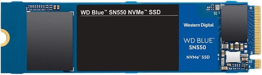 WD_BLUE SN550 500GB M.2 2280 PCIe Gen3 NVMe up to 2400 MB/s read speed