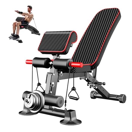 Adjustable Weight Bench Utility Workout Bench for Home Gym,Foldable Incline Decline Benches for Full Body Workout
