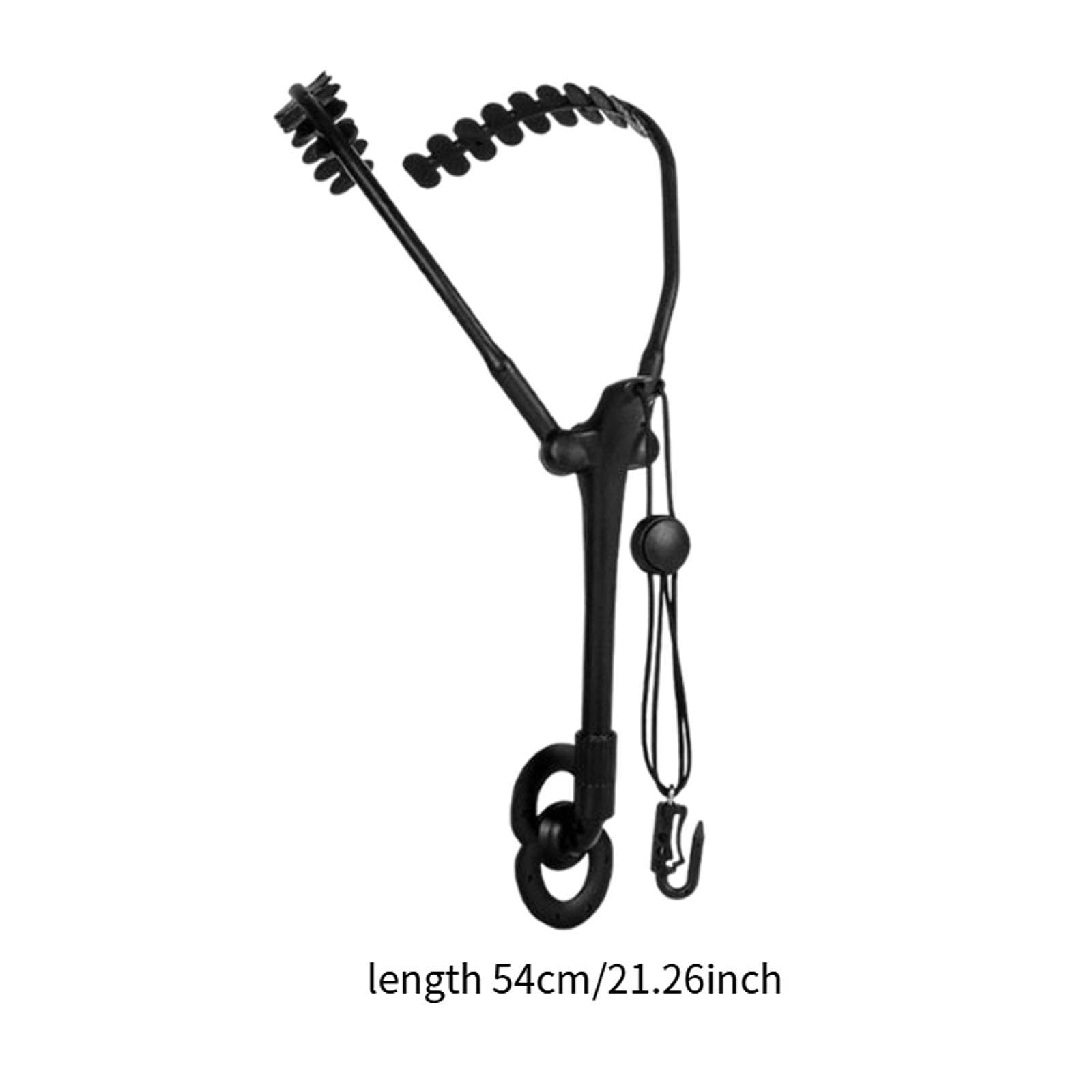 F Fityle Saxophone épaule harnais sa cour ceinture suspendue alto ténor aluminium saxophone Holder sax sangle pour concert performance, Noir