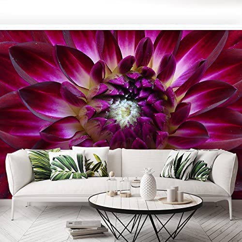 Papier peint de salon Aster violet Tulup pour une ambiance chambre cocooning - 4