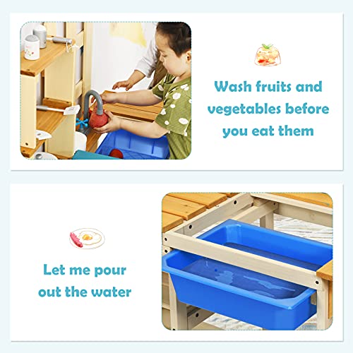 Costzon-Mud-Kitchen-for-Kids-Outdoor-Wooden-Pretend-Play-Kitchen-with-Removable-Sink-Faucet-Storage-Shelves-Mud-Table-Kids-Kitchen-Playset-for-Girls-Boys-Age-3 Costzon Mud Kitchen for Kids Outdoor Wooden Pretend Play Kitchen with Removable Sink Faucet Storage Shelves Mud Table Kids Kitchen Playset for Girls Boys Age 3