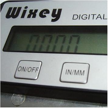 Wixey Digital Readout to Display w/Fractions - Durable Easy-to-Install Measuring Calipers for Exact Depth Readings - 0.001 Accurate Digital Callipers for Measuring w/Remote LCD Display
