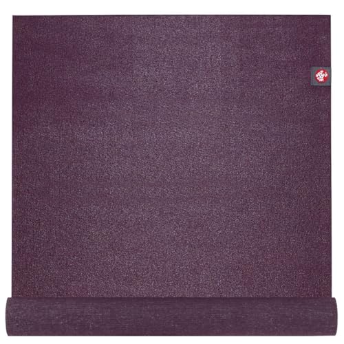 Manduka eKO Superlite Yoga Mat for Travel - Lightweight, Easy to Roll and Fold, Durable, Non Slip Grip, 1.5mm Thick, 71 Inch, Acai Purple, 71' x 24'