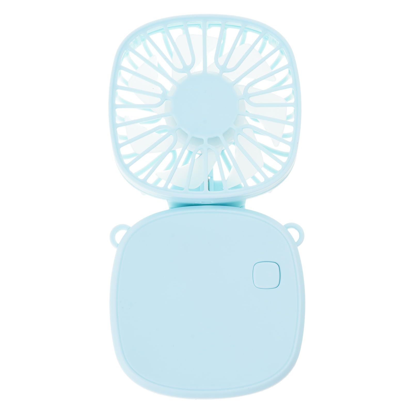 NRVTRE Foldable Handheld Fan Hanging Necks Fan Rechargeable 3 Speed Electricity Rechargeable Quiet for Outdoor Indoor Foldable