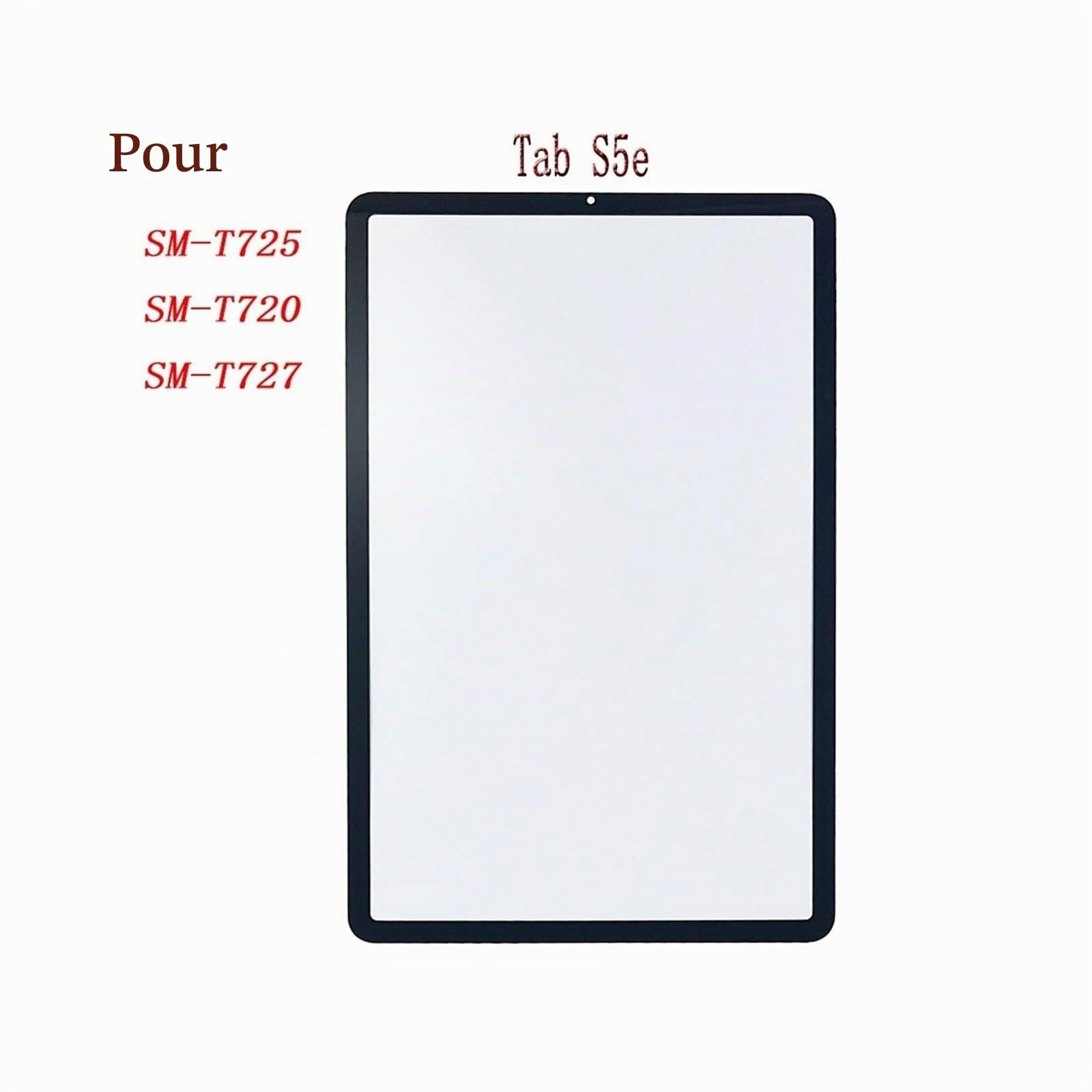 Écran Tactile LCD Avant Externe for Tablette Samsung Galaxy Tab S5e SM-T720 SM-T725 T720 T727