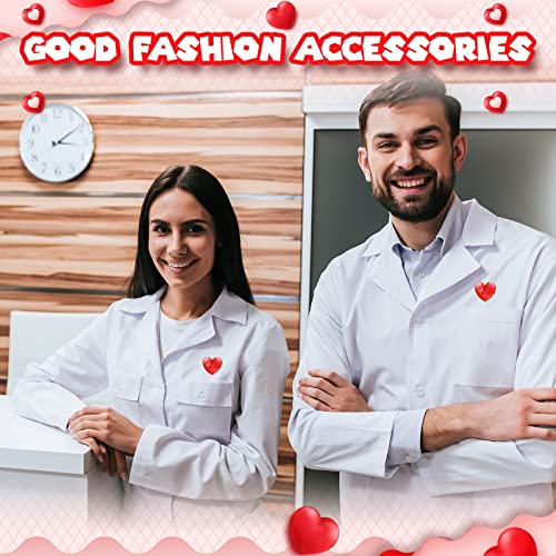 Bucherry Heart Pins Lapel Bulk Disease Brooch Pins for Nurses Assistant CNA doctor Week Appreciate Medical Worker Gift Heart Love for Men Women Health Brooch3