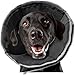 ZenPet Recovery Cone E-Collar for Dogs & Cats – Soft, Comfortable, Safe & Stress-Free Healing After Surgery, Adjustable Design, Secure Custom Fit (Large)