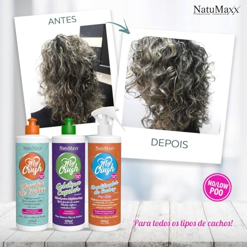 Natumaxx, Gelatina Capilar My Crush Para Cachos 500ml - Natumaxx