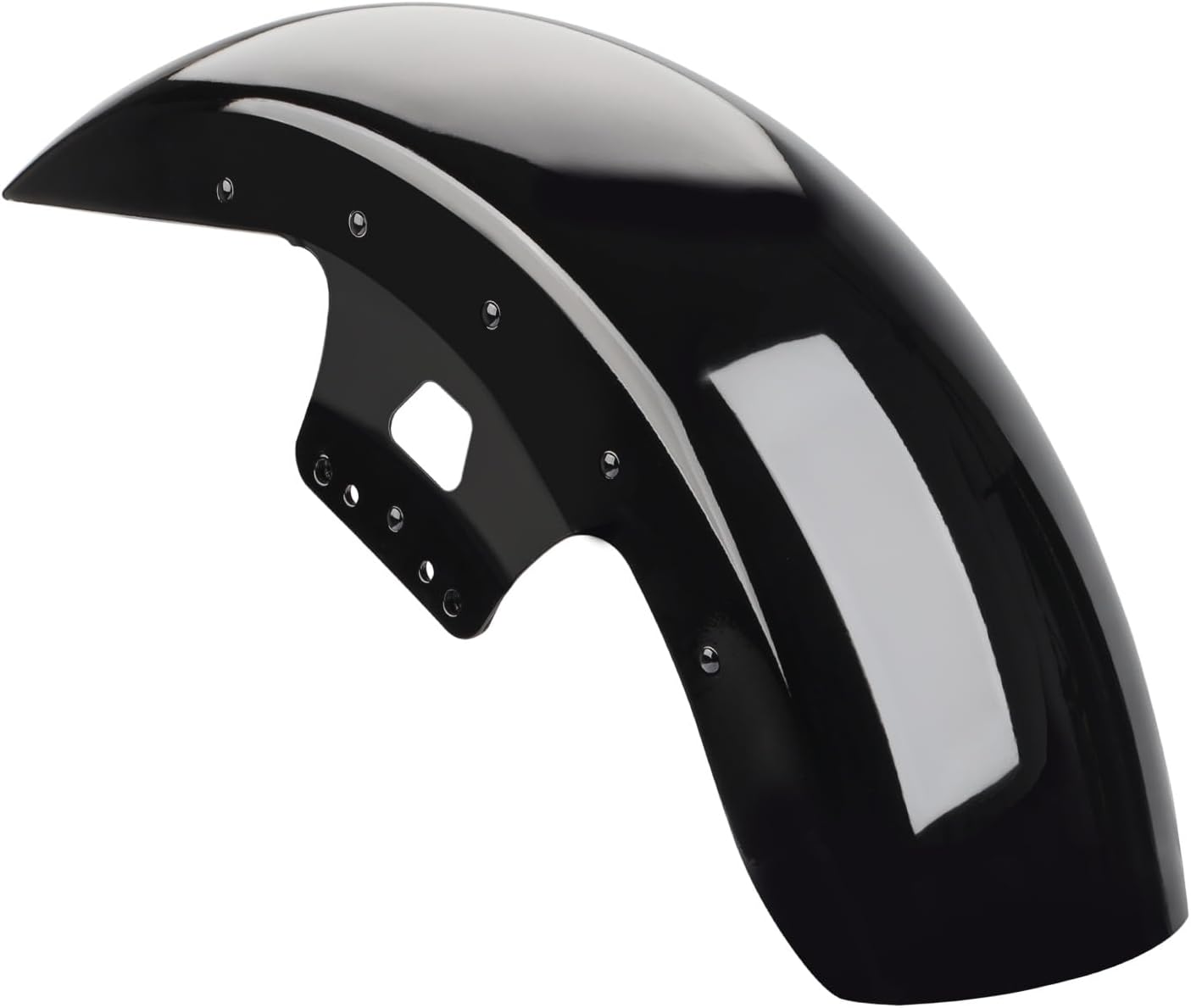 19" Front Fender Motorcycle Mudguard For Harley Touring CVO Electra Glide Road Glide Road King Street Glide 2014-2023 Painted Black, Metal