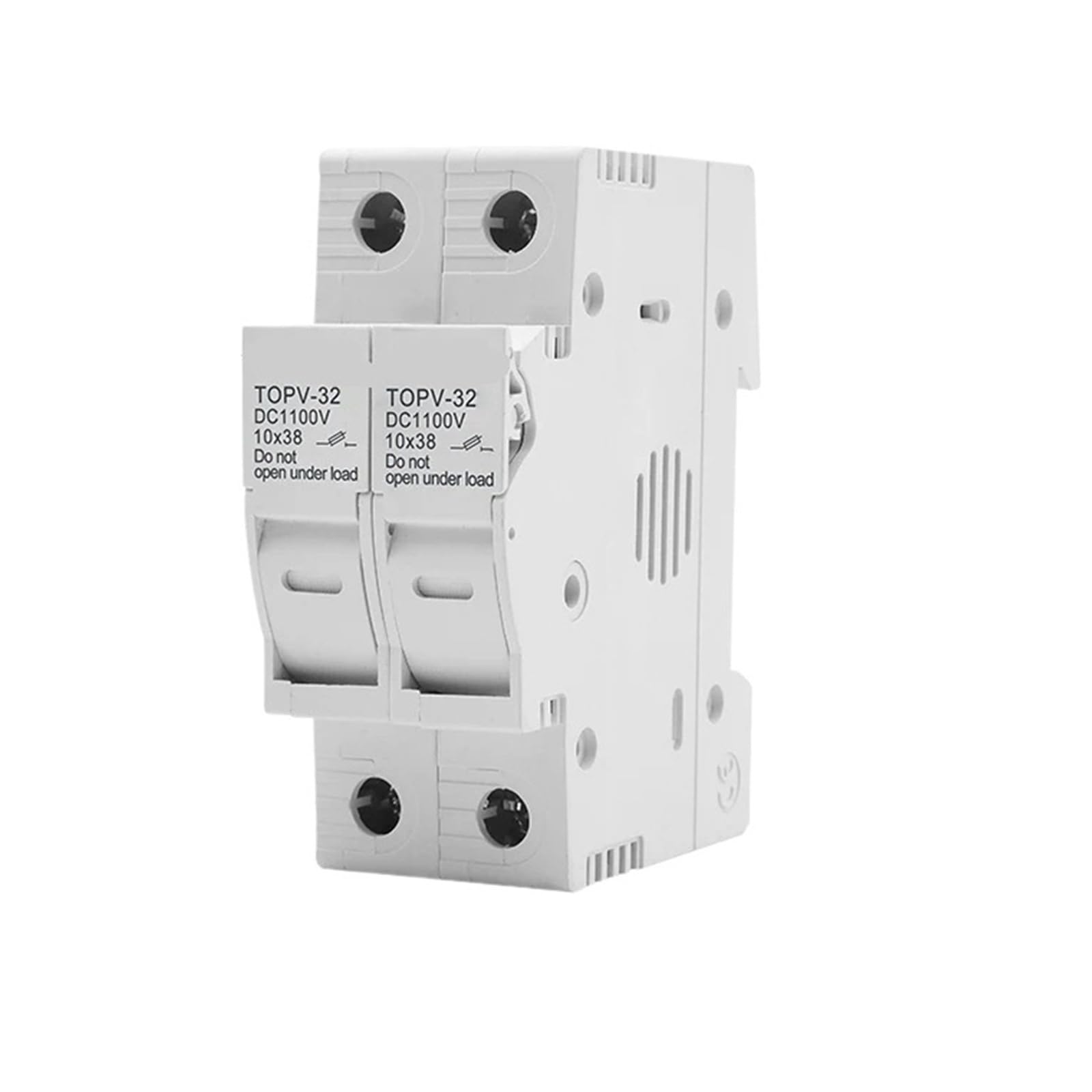 Portafusibles CC 2P 1100V para sistemas fotovoltaicos con base TOPV-30 4