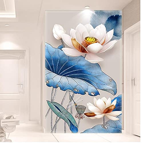 Kit diamond painting lotus 70x120 strass cristal pour art mural