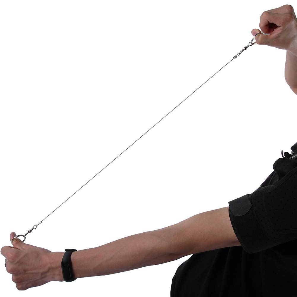 Wire Saw, Camping Saw Universal Portable Stainless Steel Wire Survival Saw 360 Lifesaving Saw Rope Saw for Camping Emergency Lifesaving