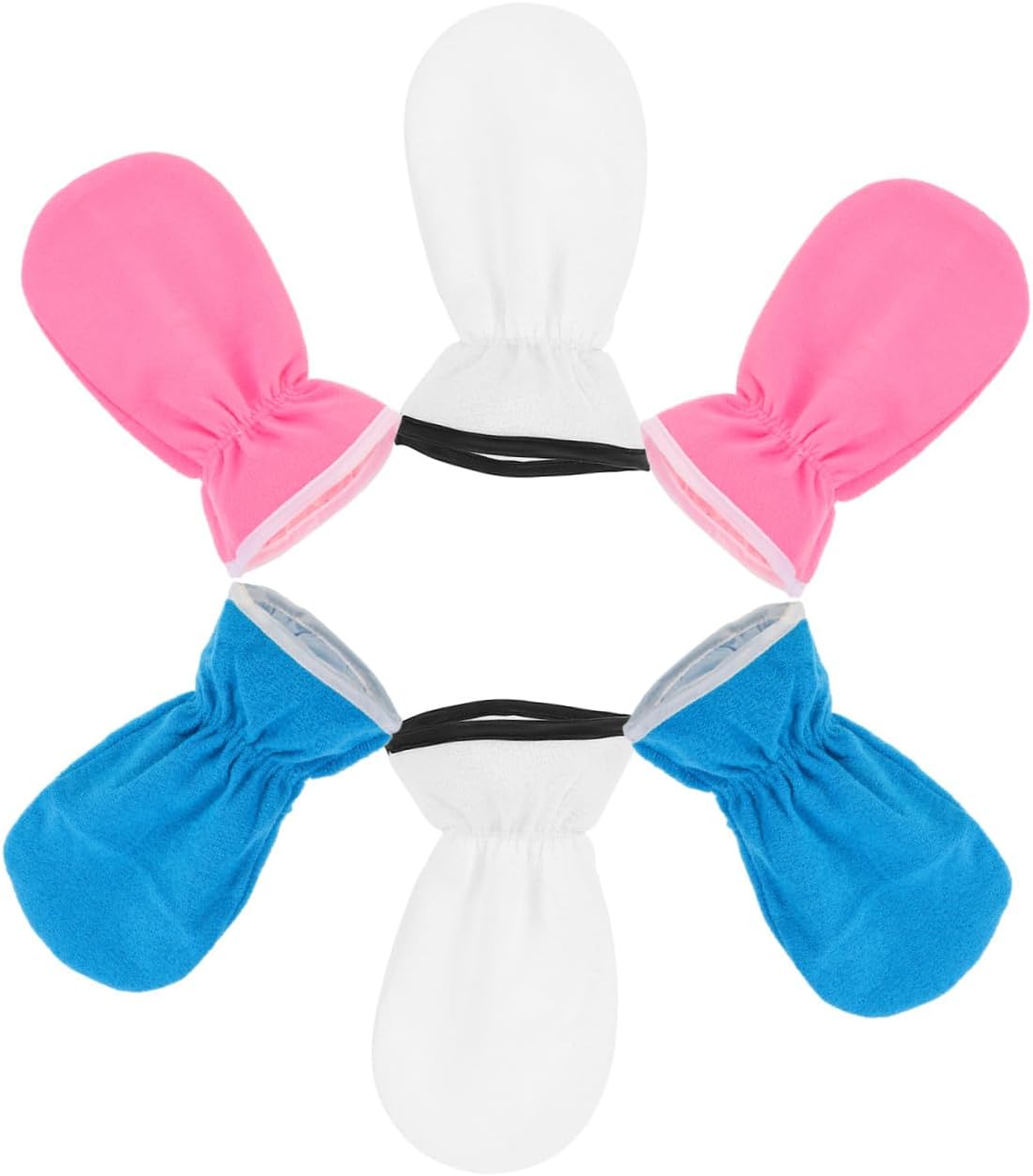 Paraffin Wax Hand Care Gloves 3 Pairs Moisturizing Essential Oil Mitts Hand Therapy Gloves for Dry Skin at Home