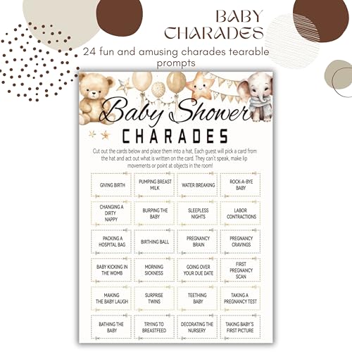 Generic Ultimate Baby Shower Games Bundle Of 10 Hilarious Games For Up To 25 Guests thumb #4
