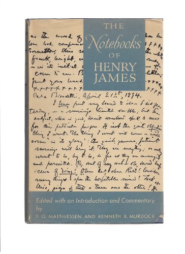 The Notebooks of Henry James B002C0LCW6 Book Cover