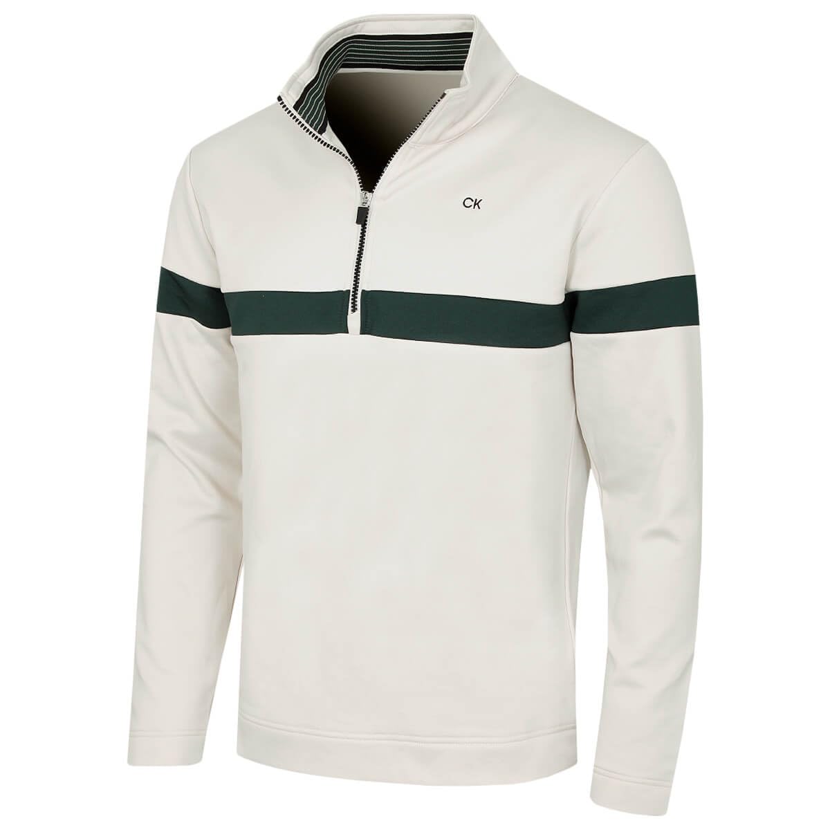 Calvin Klein Men's Oatmeal Scale Ck Insul-Lite 1/2 Zip Sweater - Xxxxl