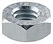 5/16"-18 Grade 8 Zinc Plated Finish Carbon Steel Jam Hex Nuts, 25 pk.