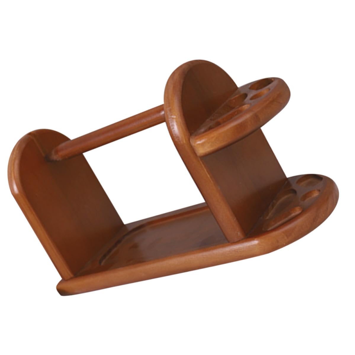 Garneck Porta Rocchetti Filo in Legno Porta Fili Cucito Supporto da Tavolo per Ricamo e Cucito Base Stabile per Decorazione