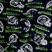 NFL Cotton Broadcloth Seattle Seahawks Blue/White, Fabric by the Yard