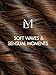 LUVME HAIR 5X5 Brown Highlight Loose Body Wave Glueless Human Hair Wig Pre Cut Lace Front Wig Pre Plucked Ready to Go Long Black Wig For Women (16 Inch & Precut Lace Color 1B/30)