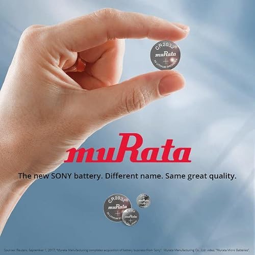 Murata Lr1130 Battery 1.55V Alkaline Button Cell - Replaces Sony Lr1130 (2 Batteries) #TOP1