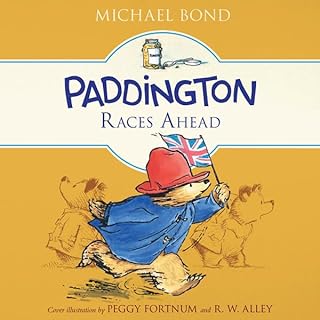 Paddington Races Ahead Audiolibro Por Michael Bond arte de portada