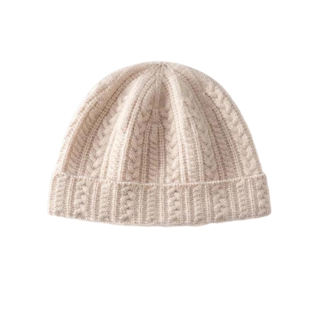 Bonnet en maille cachemire femme doux et chaleureux pour se sentir bien tout l'hiver au chaud