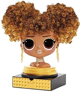 LOL Surprise OMG Styling Head with Stick-on Hair for Endless Styles - 30 Surprises and Accessories - Royal Bee