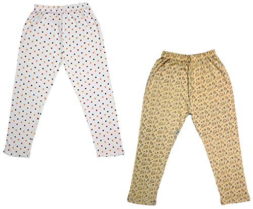 Image of indi weaves Girls Super Soft Cotton Solid Capri Pants Pack of 2