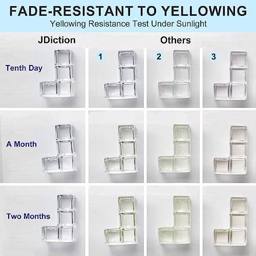 Jdiction JD-AU-100RESIN Uv Resin, 2 Pcs Upgrade Ultraviolet Epoxy Resin Crystal Clear Hard Glue Solar Cure Sunlight Activated Resin thumb #3